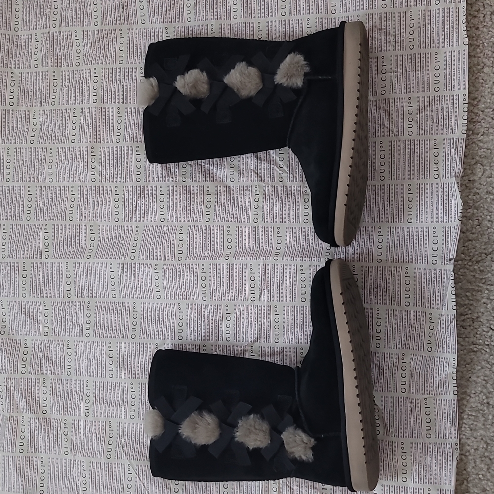 KOOLABURRA BY UGG VICTORIA TALL BOOT size USA 8, eu39 Black